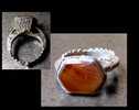 Belle Bague Orientale Argent Cornaline / Great Silver And Cornalian Ring - Ethniques