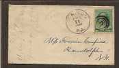 US - VF 1890 COVER From PA To RANDOLPH, NY Transit In SALAMANCA, NY (transit And Reception CDS At Back) - Covers & Documents