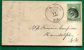 US - VF 1890 COVER From PA To RANDOLPH, NY Transit In SALAMANCA, NY (transit And Reception CDS At Back) - Lettres & Documents