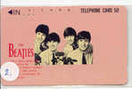 The Beatles On Phonecard (2) The Beatles Sur Télécarte - Música