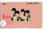 The Beatles On Phonecard (2) The Beatles Sur Télécarte - Musik