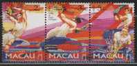 Macau / Macao 1997, Dragon-festival, Michel # 913/15 **, MNH - Ungebraucht