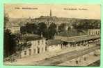 CPA  MONTBELIARD   Vue Générale De La Gare .Affranchie  , Timbrée - Montbéliard