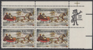 !a! USA Sc# 1551 MNH ZIP-BLOCK (UR) - The Road Winter - Ungebraucht