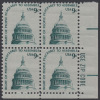 !a! USA Sc# 1591 MNH ZIP-BLOCK (LR) - Americana Issue: Dome Of Capitol - Ungebraucht