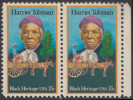 !a! USA Sc# 1744 MNH Horiz.PAIR W/ Right Margin (Gum Damaged) - Harriet Tubman - Ungebraucht