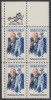 !a! USA Sc# 1756 MNH ZIP-BLOCK (UL) - Performing Arts: George M. Cohan - Ungebraucht