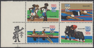 !a! USA Sc# 1791-1794 MNH ZIP-BLOCK (LL) - Olympic Games - Nuovi