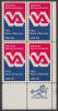 !a! USA Sc# 1825 MNH ZIP-BLOCK (LR) - Veterans Administration - Unused Stamps