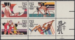 !a! USA Sc# C109-C112 MNH ZIP-BLOCK (LR/a01) - Summer Olympics - 3b. 1961-... Ungebraucht