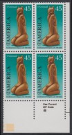 !a! USA Sc# C121 MNH ZIP-BLOCK (LR) - Pre Columbian America - 3b. 1961-... Ungebraucht