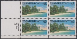 !a! USA Sc# C127 MNH ZIP-BLOCK (LL) - Pre Columbian America; Tropical Coast - 3b. 1961-... Ungebraucht