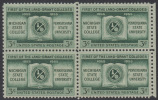 !a! USA Sc# 1065 MNH BLOCK W/ Right Margins - Land Grant Colleges - Nuevos