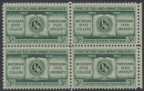 !a! USA Sc# 1065 MNH BLOCK W/ Right Margins - Land Grant Colleges - Neufs