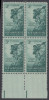 !a! USA Sc# 1068 MNH BLOCK W/ Bottom Margins - New Hampshire - Neufs