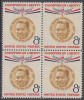 !a! USA Sc# 1096 MNH BLOCK - Ramon Magsaysay - Neufs