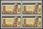 !a! USA Sc# 1203 MNH BLOCK W/ Top Margins - Dag Hammerskjold - Ongebruikt