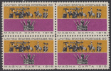 !a! USA Sc# 1265 MNH BLOCK - Magna Carta - Ongebruikt