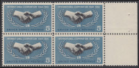 !a! USA Sc# 1266 MNH BLOCK W/ Right Margins - Intern.Cooperat.Year - Nuevos