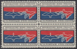 !a! USA Sc# 1306 MNH BLOCK - Migratory Bird Treaty - Nuovi