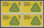 !a! USA Sc# 1314 MNH BLOCK - National Park Service - Unused Stamps
