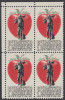 !a! USA Sc# 1317 MNH BLOCK From Upper Left Corner - Johnny Appleseed - Nuevos