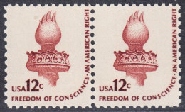 !a! USA Sc# 1594 MNH Horiz.BLOCK(6) - Torch, Statue Of Liberty - Ungebraucht