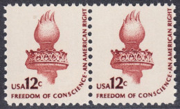 !a! USA Sc# 1594 MNH Horiz.BLOCK(6) - Torch, Statue Of Liberty - Unused Stamps