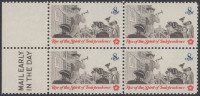 !a! USA Sc# 1477 MNH BLOCK W/ Left Margins & MailEarly - Ongebruikt