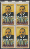 !a! USA Sc# 1771 MNH BLOCK W/ Top Margins - Dr. Martin Luther King - Unused Stamps