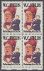 !a! USA Sc# 1803 MNH BLOCK W/ Bottom Margins - W.C. Fields - Ungebraucht