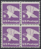 !a! USA Sc# 1818 MNH BLOCK - B And Eagle - Unused Stamps