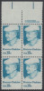 !a! USA Sc# 1821 MNH BLOCK W/ Top Margins & Copyright Symbol - Frances Perkins - Neufs