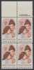 !a! USA Sc# 1824 MNH BLOCK W/ Top Margins & Copyright Symbol (a2) - Helen Keller - Ungebraucht