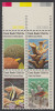 !a! USA Sc# 1827-1830 MNH BLOCK From Upper Right Corner W/plate-# (UR/39385/a) - Coral Reefs - Nuevos