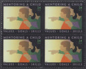 !a! USA Sc# 3556 MNH BLOCK - Mentoring A Child - Nuovi