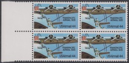 !a! USA Sc# C115 MNH BLOCK W/ Left Margins (a01) -Transpacific Airmail - 3b. 1961-... Neufs