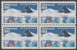 !a! USA Sc# C130 MNH BLOCK - Antarctic Treaty - 3b. 1961-... Neufs