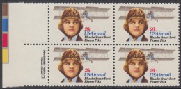 !a! USA Sc# C099 MNH BLOCK W/ Left Margins & Copyright Symbol - Blanche Stuart Scott - 3b. 1961-... Unused