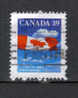 1123 OB CANADA " DRAPEAU NATIONAL" - Oblitérés