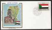 SA261.-.U.N. / O.N.U - SILK COVER- SUDAN  // SUDAN   FLAG- BEAUTIFUL COVER. - Briefe