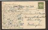 NEW ZEALAND - VF 1909 POSTCARD - KAITI BRIDGE And POST OFFICE GISBORNE - - Other & Unclassified