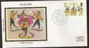 S854.-. GREAT BRITAIN - SILK COVER-  1981- FOLKLORE -  BEAUTIFUL COVER. - 1981