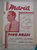 MUSIQUE & PARTITION :/  DE TINO ROSSI  /  " MARIA  "  1931  EDITIONS SALABERT - Jazz
