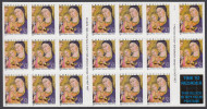 !a! USA Sc# 3176a MNH BOOKLET(20) - Madonna And Child - 3. 1981-...