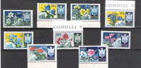 94)1953 I°serie Fiori 9 Val. Nuovi Con Gomma Integra - Other & Unclassified