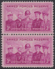 !a! USA Sc# 1067 MNH Vert.PAIR - Armed Fores Reserve - Nuovi