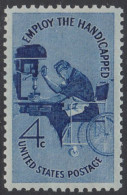 !a! USA Sc# 1155 MNH SINGLE (Gum Sl. Damaged / A1) - Handicapped - Neufs