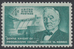 !a! USA Sc# 1184 MNH SINGLE (Gum Slightly Damaged) - Sen. George W. Norris - Unused Stamps