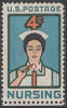 !a! USA Sc# 1190 MNH SINGLE W/ Bottom Margin (Gum Slightly Damaged) - Nursing - Unused Stamps